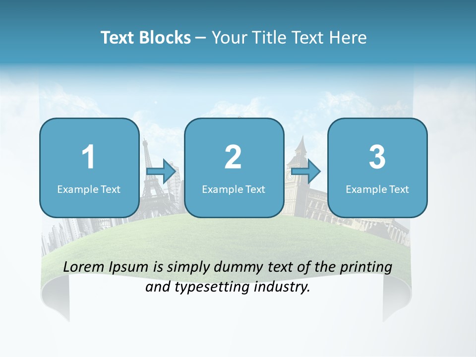 Touristic Collage Retro PowerPoint Template