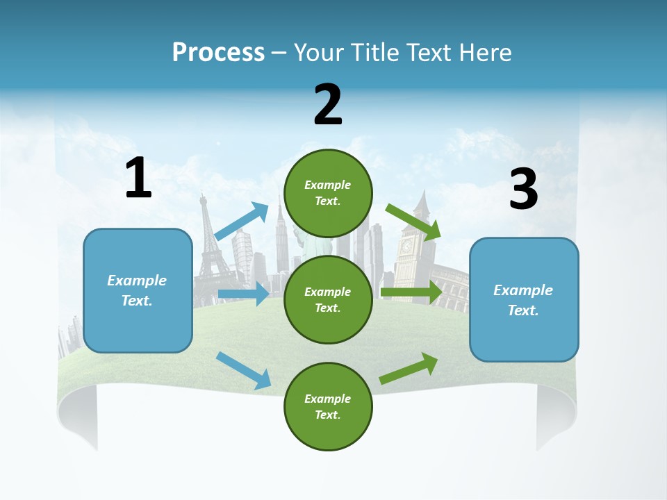 Touristic Collage Retro PowerPoint Template