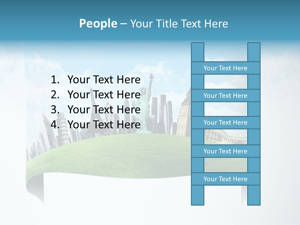 Touristic Collage Retro PowerPoint Template