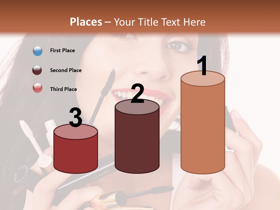 Red Eye Young PowerPoint Template