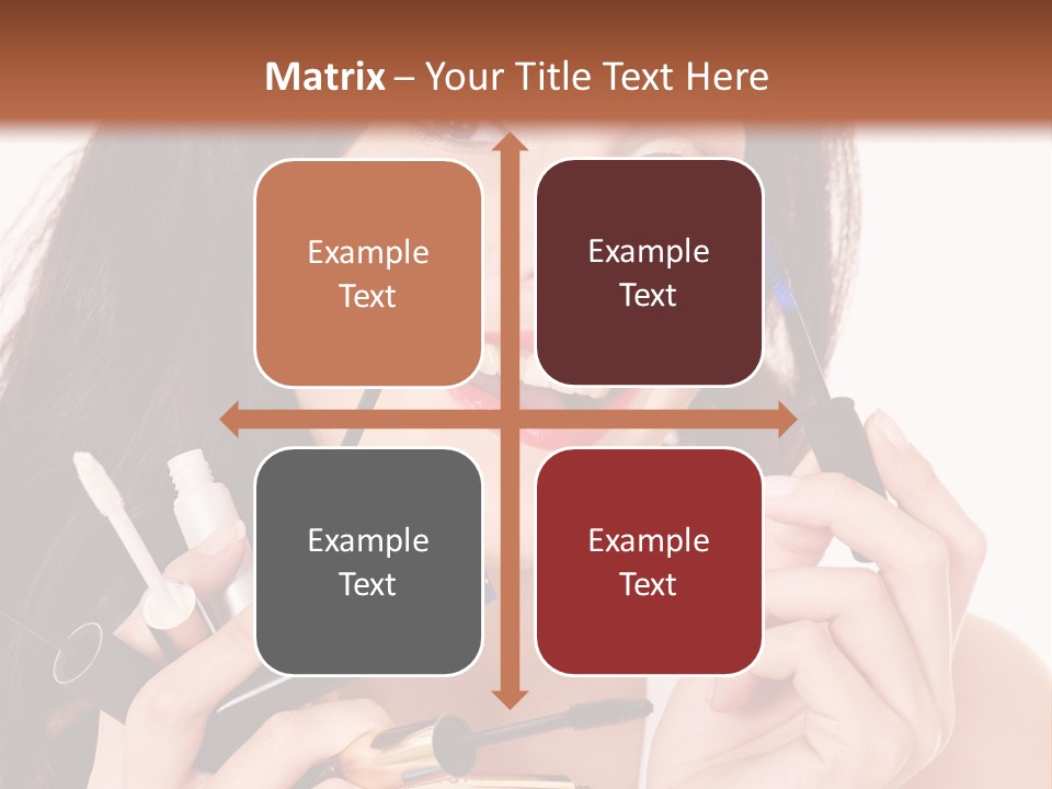 Red Eye Young PowerPoint Template