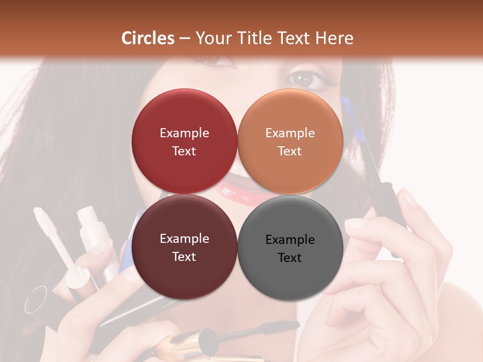 Red Eye Young PowerPoint Template