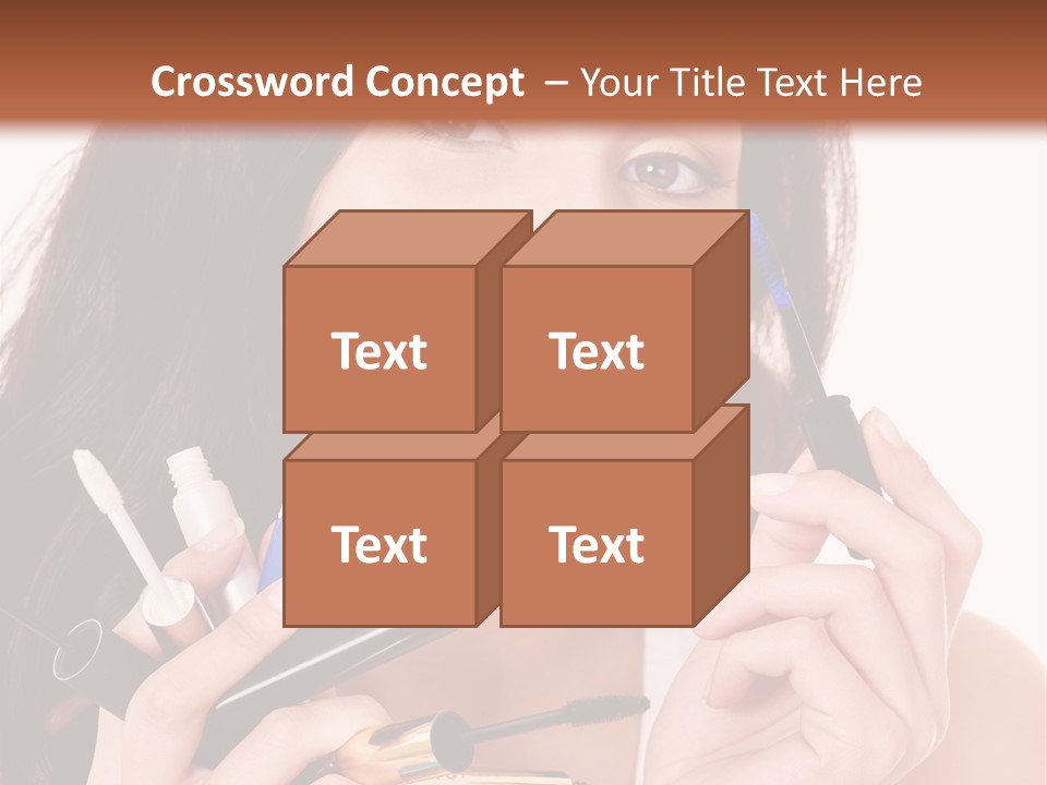 Red Eye Young PowerPoint Template