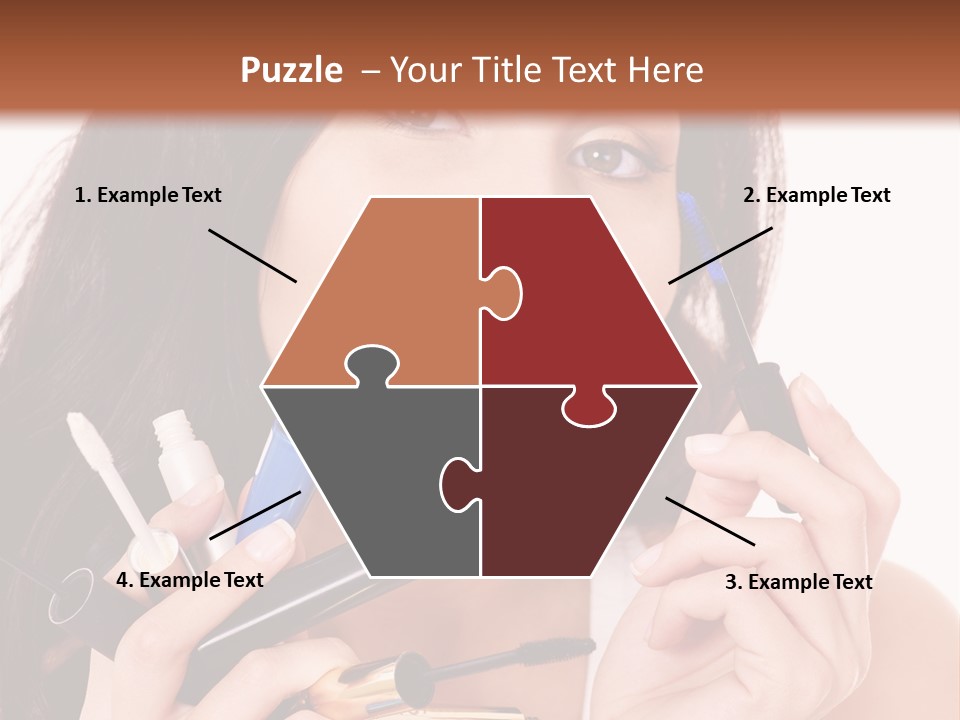 Red Eye Young PowerPoint Template