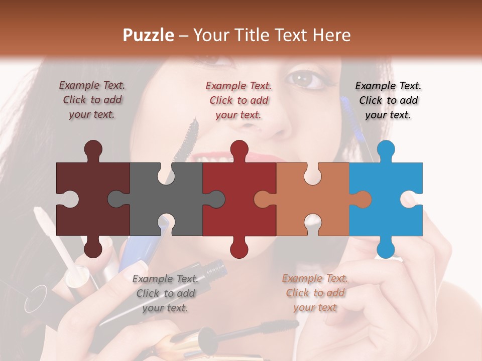 Red Eye Young PowerPoint Template