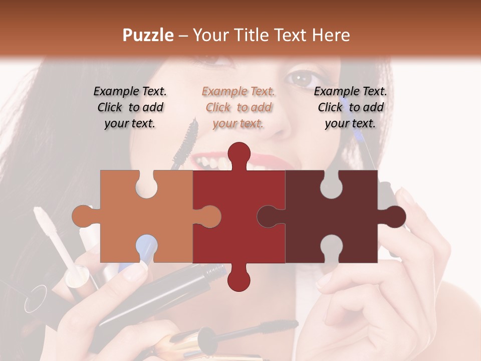 Red Eye Young PowerPoint Template