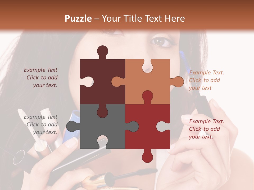 Red Eye Young PowerPoint Template