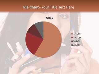 Red Eye Young PowerPoint Template