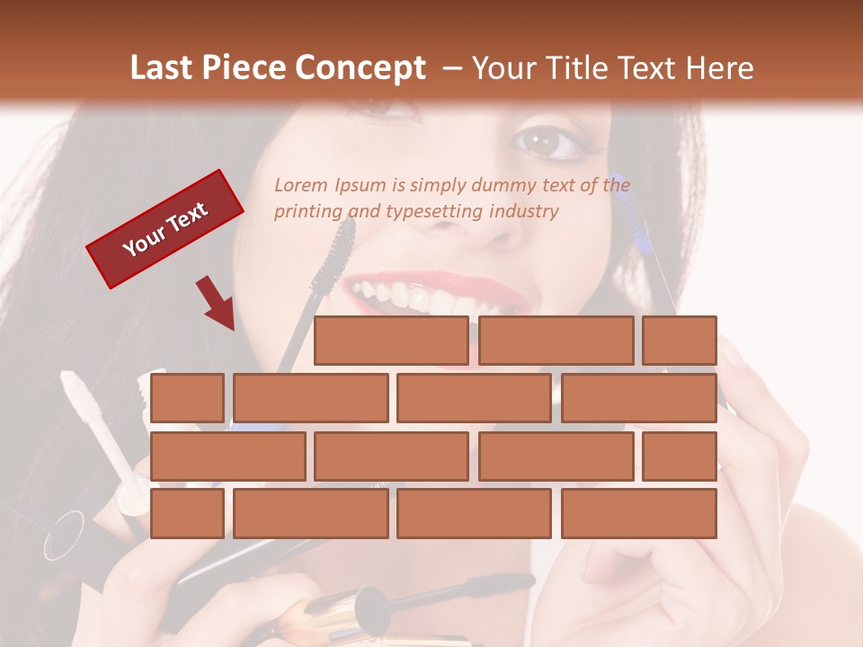Red Eye Young PowerPoint Template