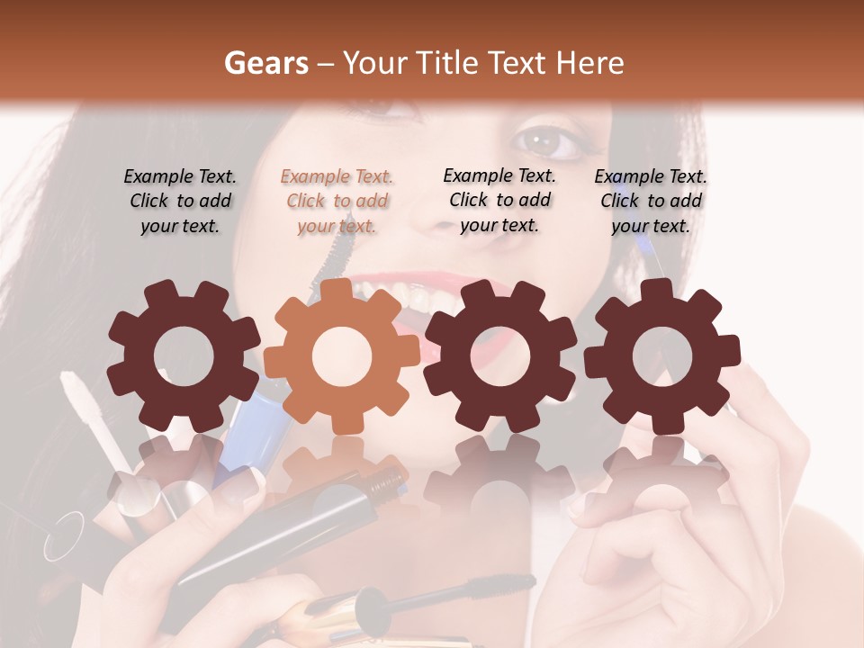 Red Eye Young PowerPoint Template