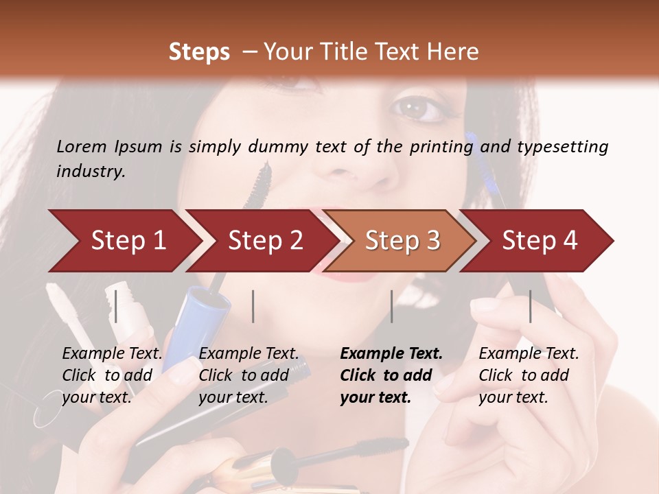 Red Eye Young PowerPoint Template