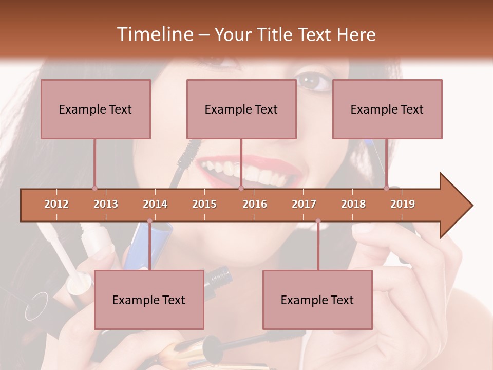 Red Eye Young PowerPoint Template