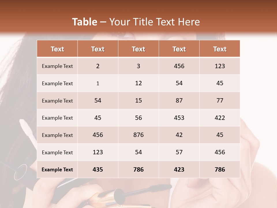 Red Eye Young PowerPoint Template
