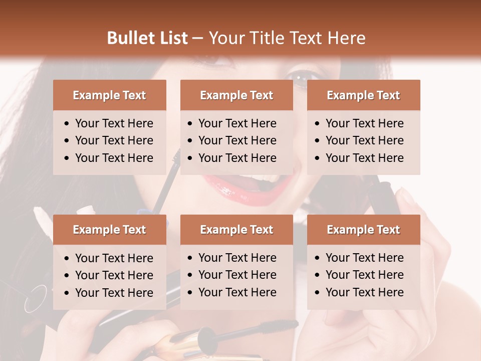 Red Eye Young PowerPoint Template