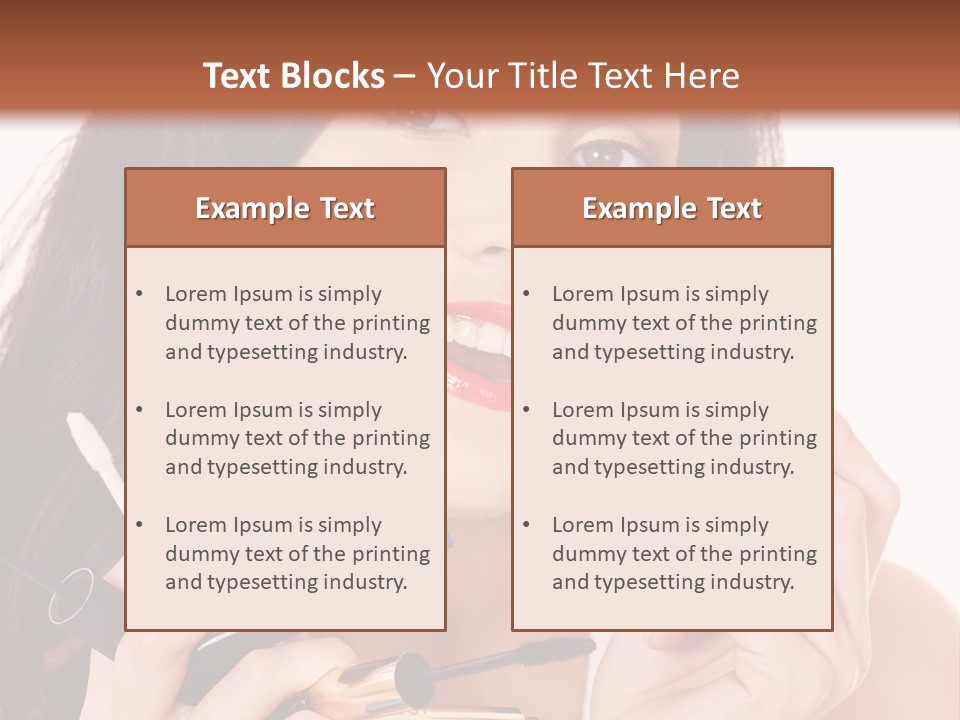 Red Eye Young PowerPoint Template