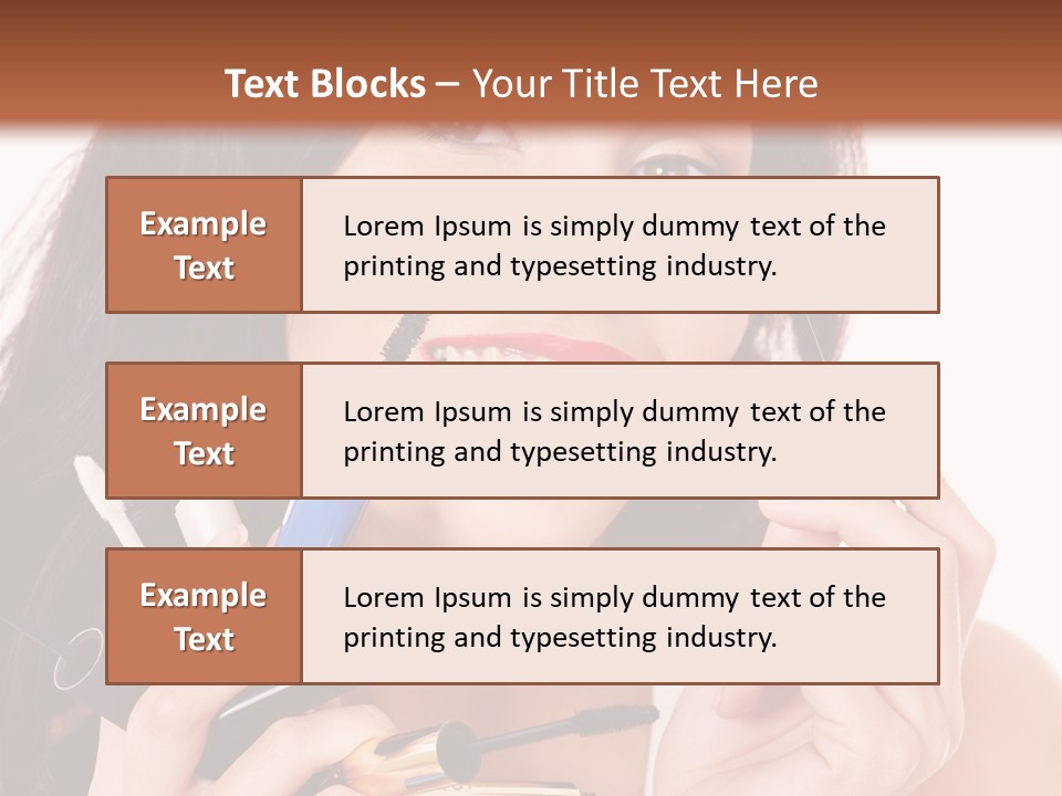 Red Eye Young PowerPoint Template