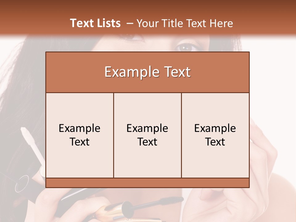 Red Eye Young PowerPoint Template