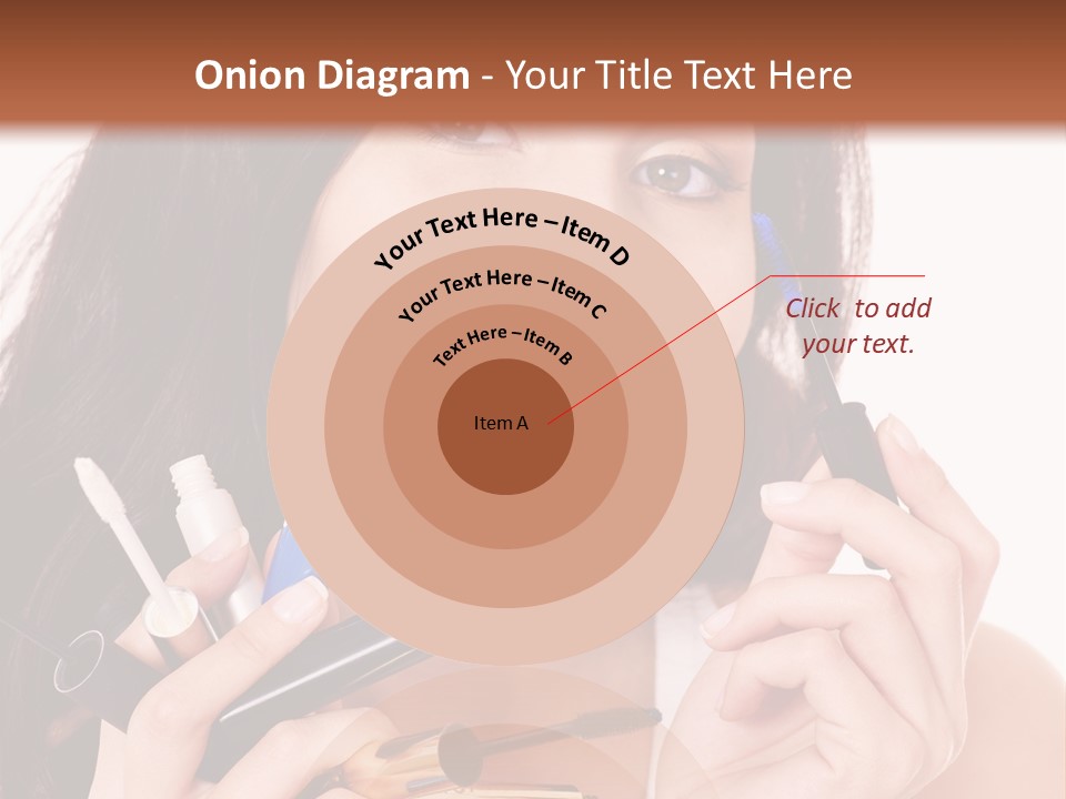 Red Eye Young PowerPoint Template