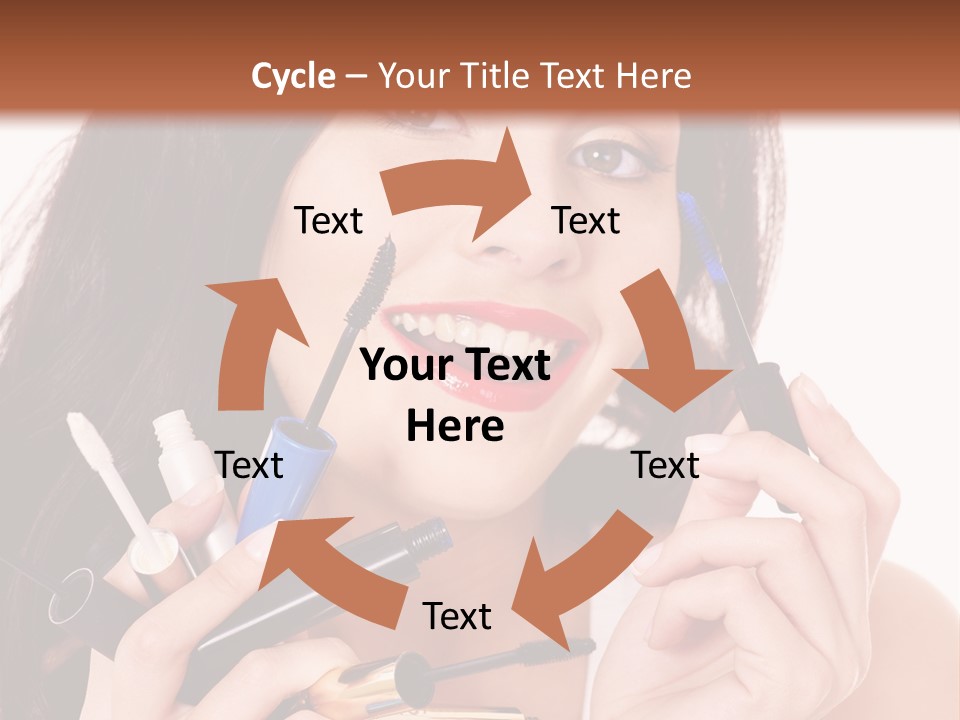Red Eye Young PowerPoint Template