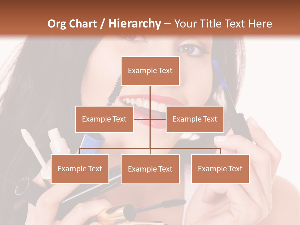 Red Eye Young PowerPoint Template