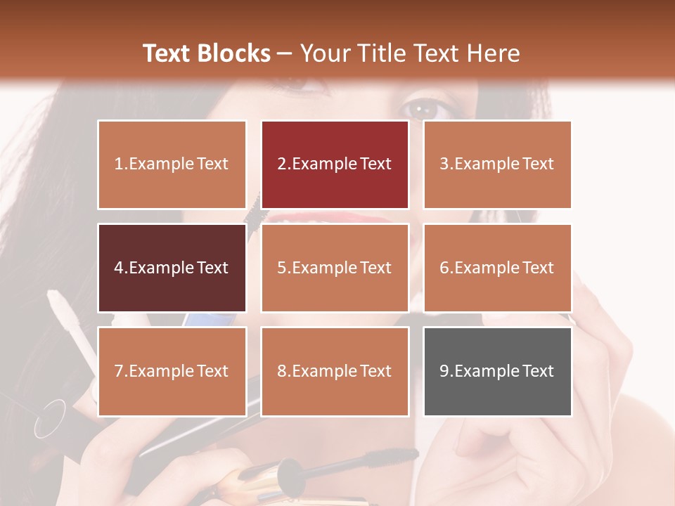 Red Eye Young PowerPoint Template