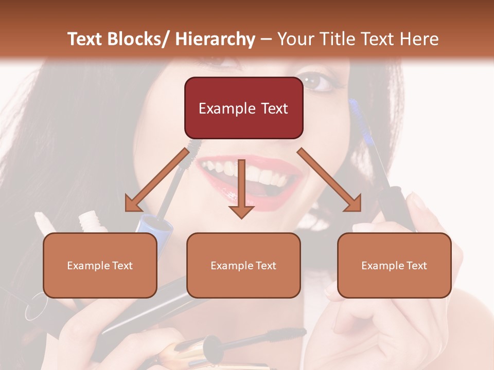 Red Eye Young PowerPoint Template