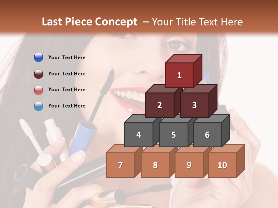 Red Eye Young PowerPoint Template