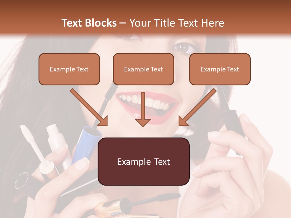 Red Eye Young PowerPoint Template