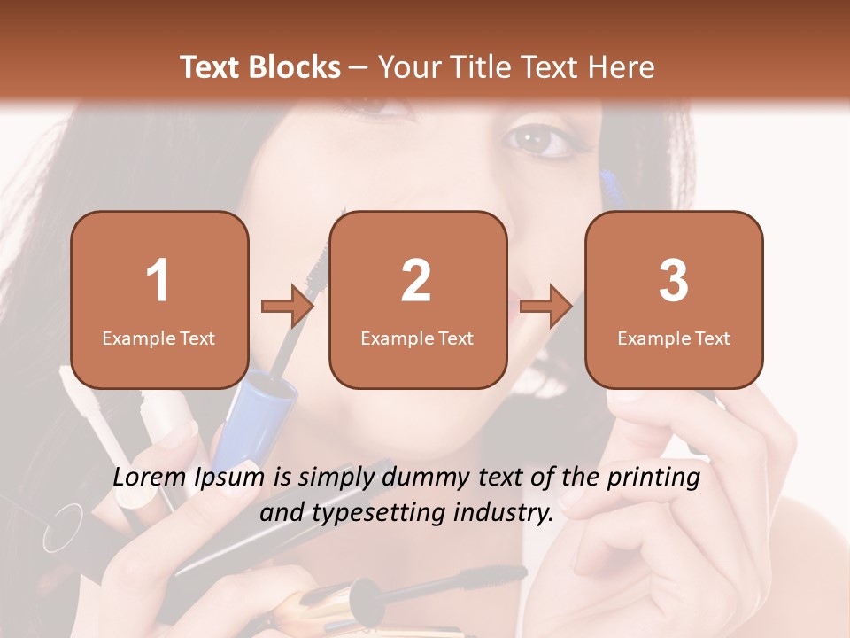 Red Eye Young PowerPoint Template