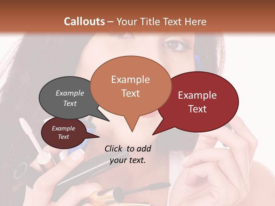 Red Eye Young PowerPoint Template