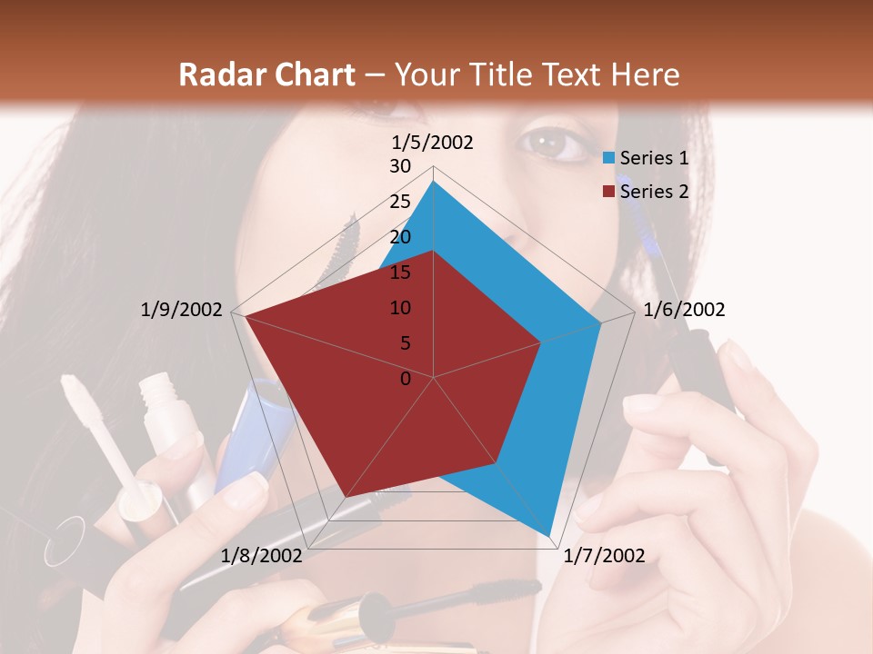 Red Eye Young PowerPoint Template