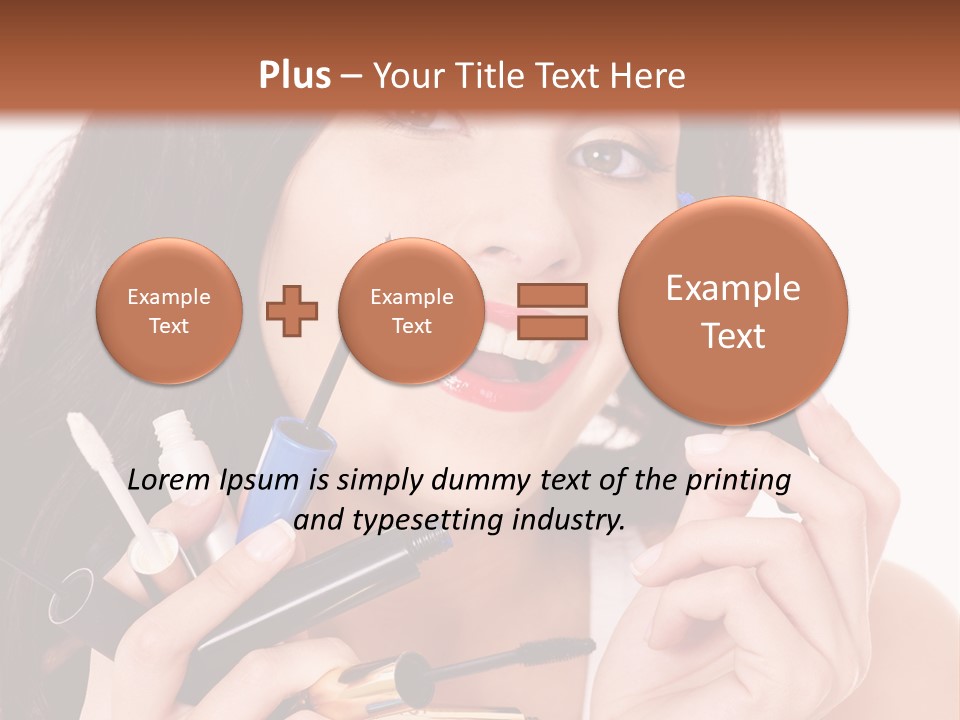 Red Eye Young PowerPoint Template