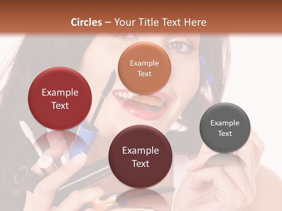 Red Eye Young PowerPoint Template