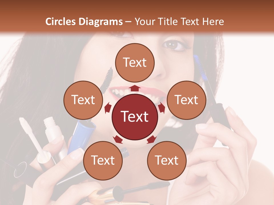 Red Eye Young PowerPoint Template