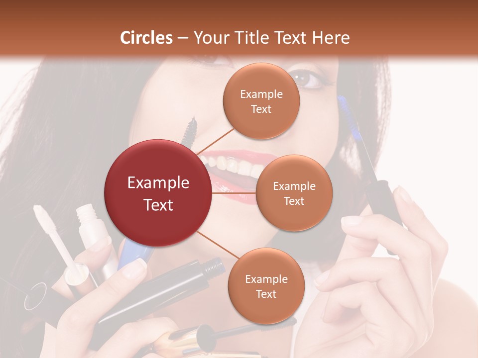 Red Eye Young PowerPoint Template