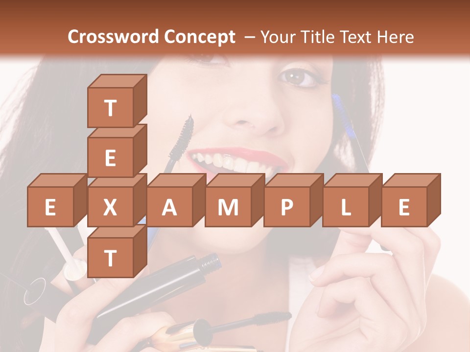 Red Eye Young PowerPoint Template