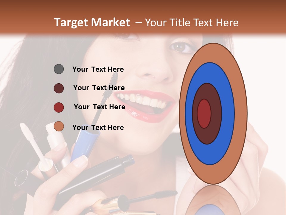 Red Eye Young PowerPoint Template