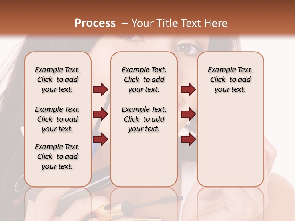 Red Eye Young PowerPoint Template