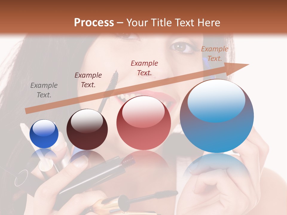 Red Eye Young PowerPoint Template