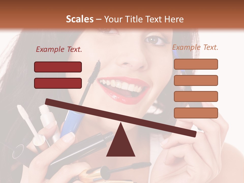 Red Eye Young PowerPoint Template