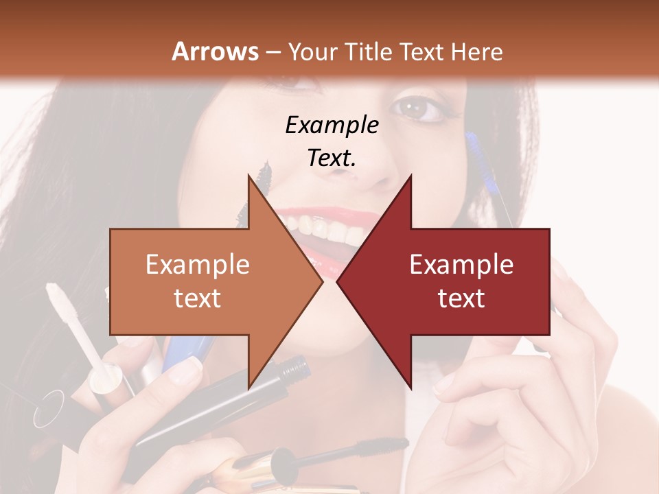 Red Eye Young PowerPoint Template