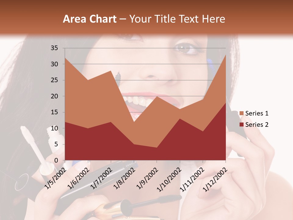 Red Eye Young PowerPoint Template
