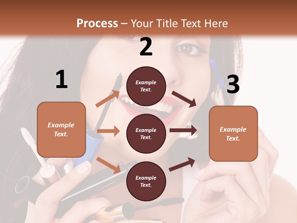 Red Eye Young PowerPoint Template