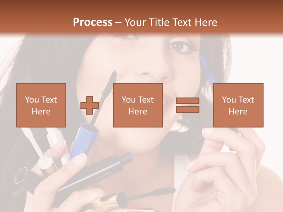 Red Eye Young PowerPoint Template