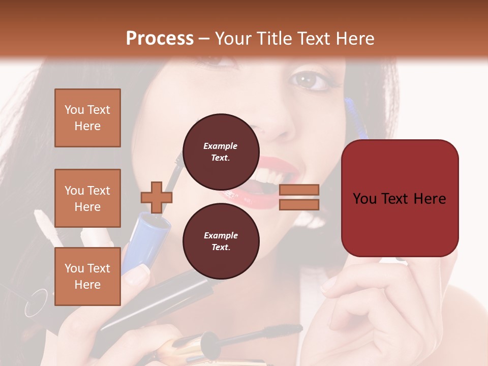Red Eye Young PowerPoint Template