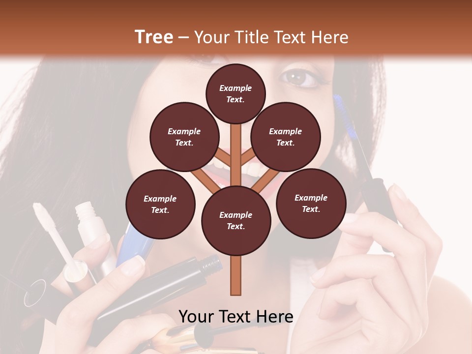 Red Eye Young PowerPoint Template