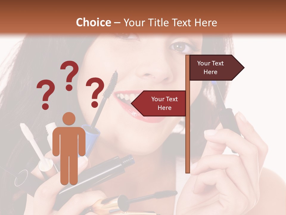 Red Eye Young PowerPoint Template