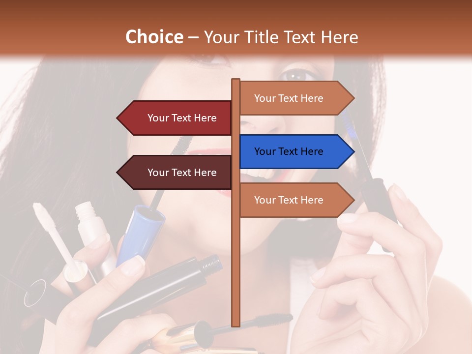 Red Eye Young PowerPoint Template