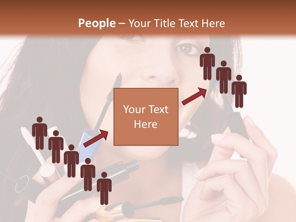 Red Eye Young PowerPoint Template