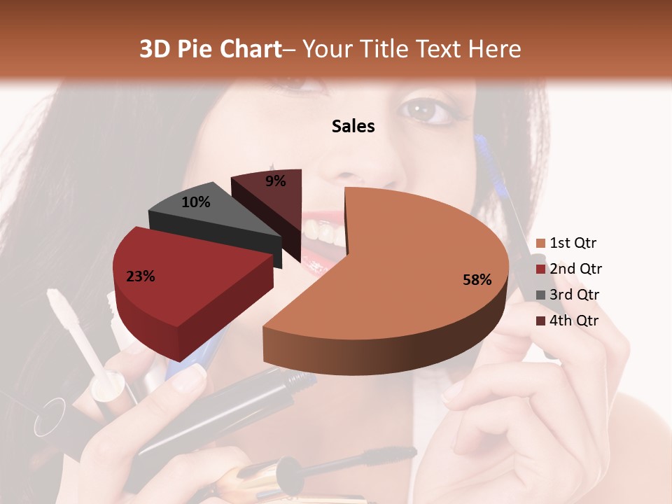 Red Eye Young PowerPoint Template